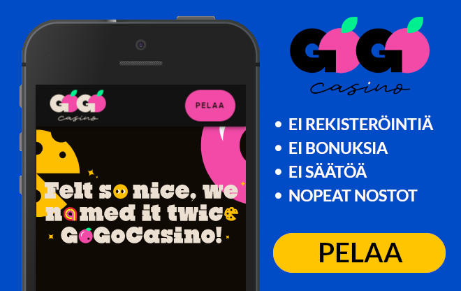 Lue GoGo casino kokemuksia tästä ja pelaa