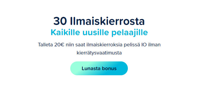 Loistokasinon heinäkuussa 2020 uudistunut bonus