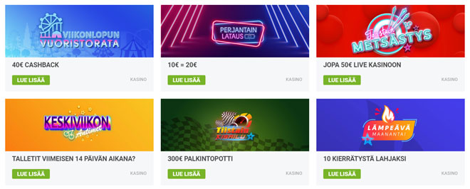 Olybet päivittäiset tarjoukset