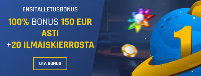 Casino Universen tarjoama ensitalletusbonus