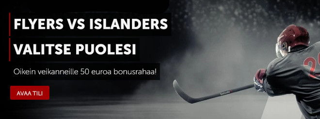 Oikein veikanneille 50 euroa pelirahaa
