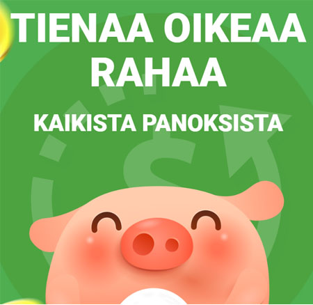 Piggy Bang käteispalautus