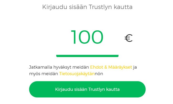 Tallettamalla 200 euroa voit aloittaa pelit 200 € saldolla