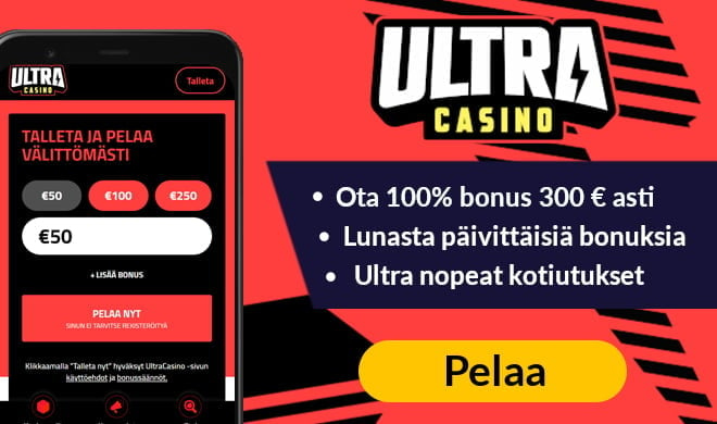 Ultra Casino tarjoaa loistavia kokemuksia päivittäisillä bonuksilla