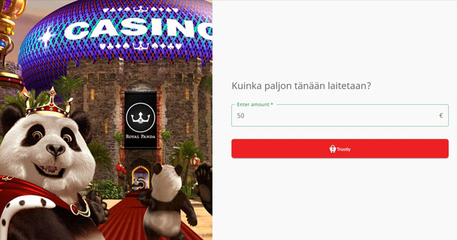 Talletuksen yhteydessä Trustly luo pelaajalle tilin automaattisesti
