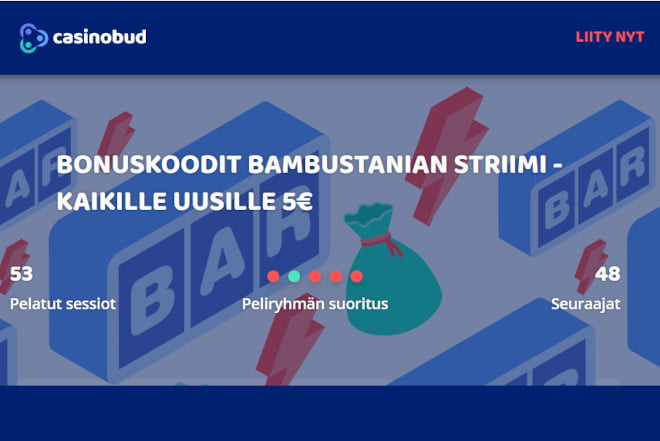 casinobud erikoislahetys nyt lauantaina 7.11