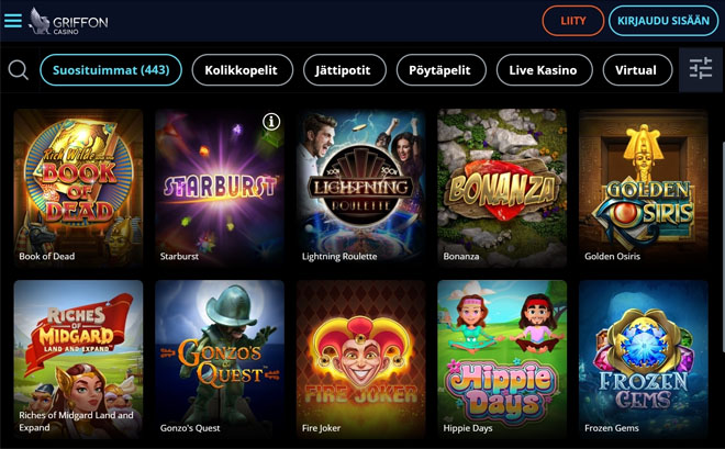 Keräsimme itse Griffon Casino kokemuksia lukijoillemme sivuston toimivuudesta