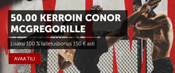 mcgregor 50 kerroin betsafe