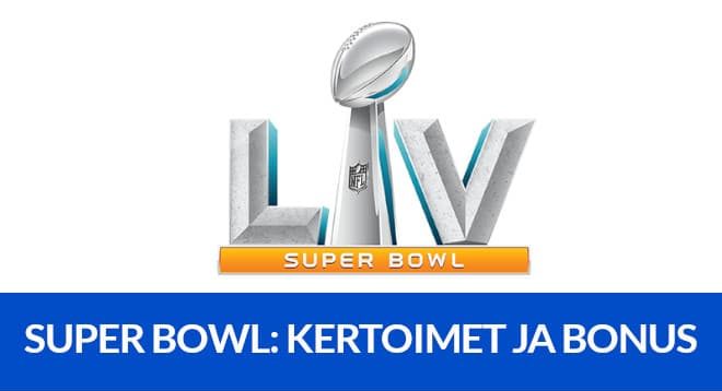 super bowl kertoimet