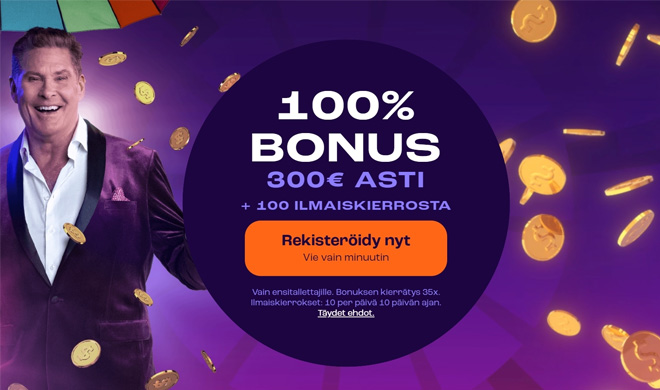 Wheelz Casino tarjoaa 100% bonuksen