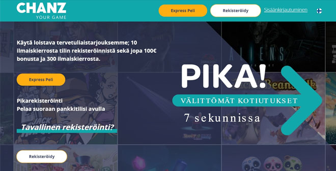 Esittelyssä Chanz kasino