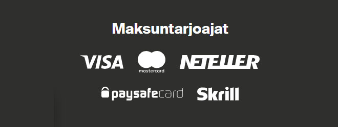 Highroller tarjoaa useita eri maksutapoja