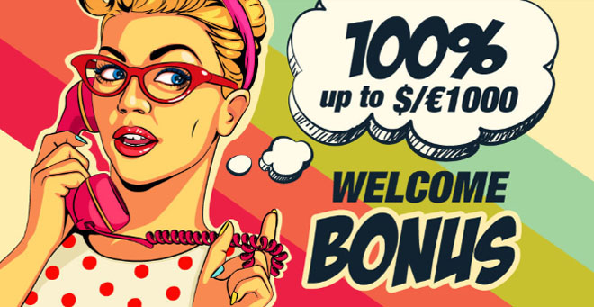 Rant Casino 100% non-sticky bonus on voimassa 1 000 euron talletukseen asti