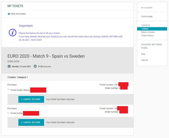 voit myös perua lippujen peruutuksen jalkapallon em-kisoihin