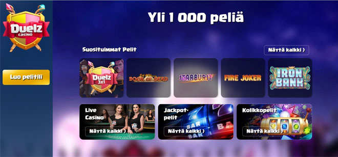 Duelz Casino esittely