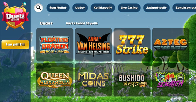 Keräsimme kokemuksia Duelz Casinosta