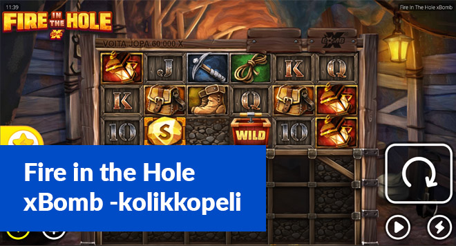 Fire in The Hole xBomb -kolikkopelin arvostelu sekä kokemuksia