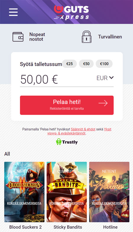 Pelaaminen onnistuu näppärästi myös puhelimella