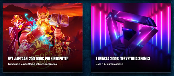 Kaboo kasino tarjoaa useita loistavia kampanjoita