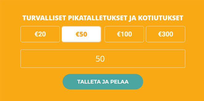 Nano Casino talletukset ja kotiutukset tapahtuvat välittömästi