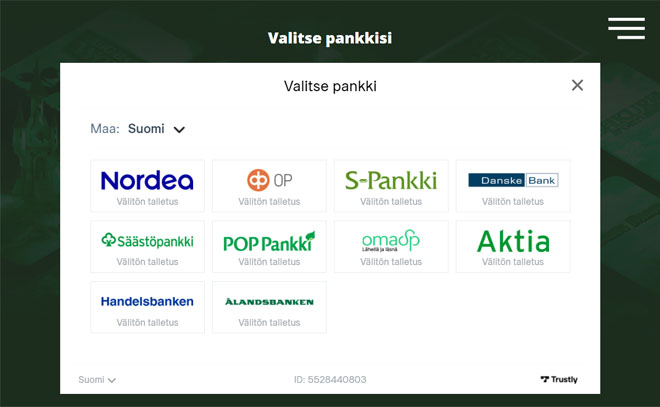 Pelaa Betive kasinolle ilman rekisteröitymistä pikatalletuksen avulla