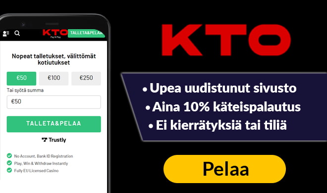 Kokeile uudistunutta KTObet kasinoa