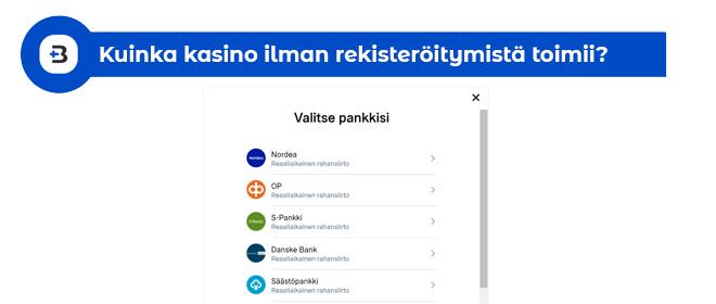 Kuinka kasinot ilman rekisteröitymistä toimii