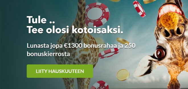 Skol Casino bonus juuri nyt on 100 prosenttinen aina 300 euroon asti