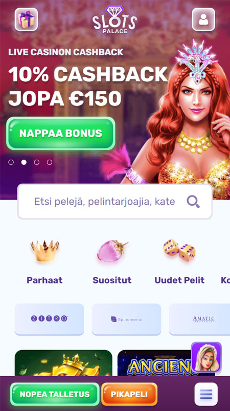 Kokeile pelejä myös mobiilissa