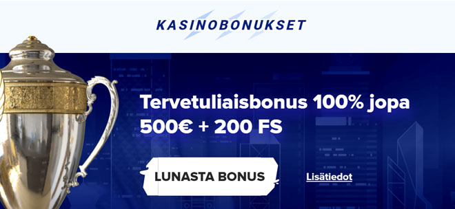 Sportaza casino bonuksen avulla voit lunastaa 500 € bonuksen sekä 200 kierrosta