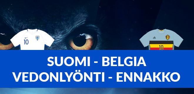 Suomi Belgia ennakko em 2021