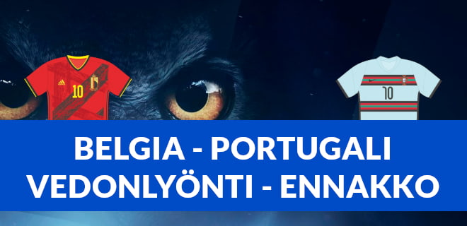 Belgia ja Portugali kohtaavat 27.6. lue ennakko