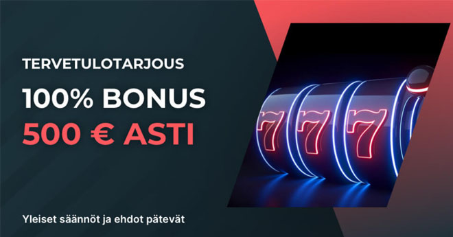Tuplaa talletus 500 € asti Fansbet kasinolla