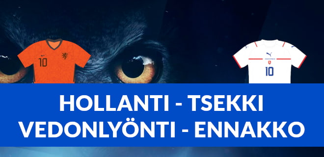 Lue ennakko Hollanti Tsekki -EM -otteluun