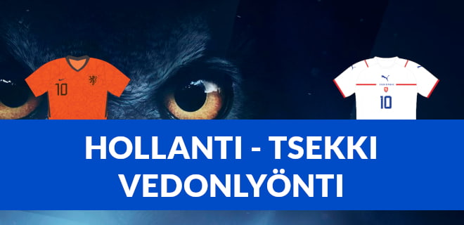Vedonlyönti Hollanti - Tsekki otteluun, katso myös bonukset