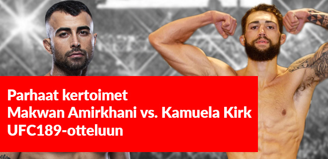 Amirkhani - Kirk kertoimet UFC