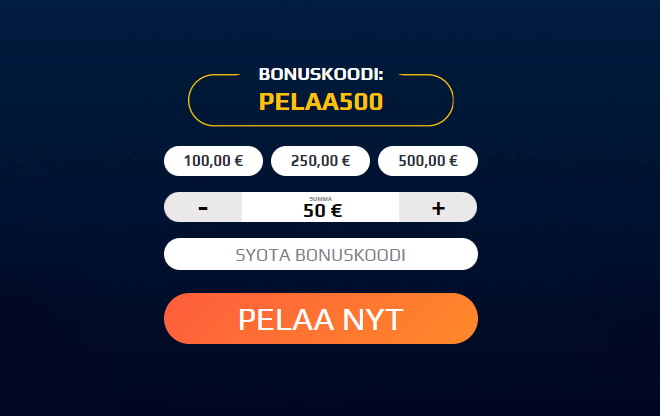 Netbet bonuskoodin syöttö