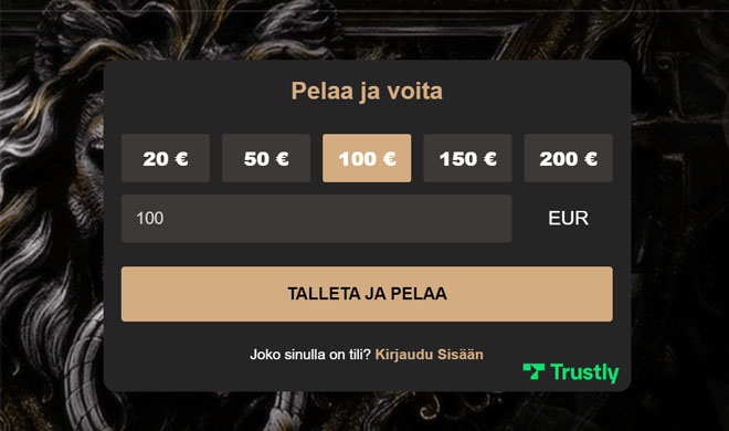 Premier Casino talletukset hoitaa Trustly