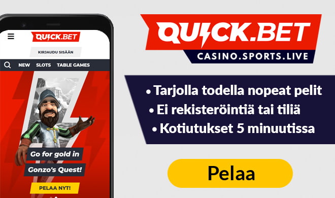 Kokeile Quickbet Casinoa jo tänään