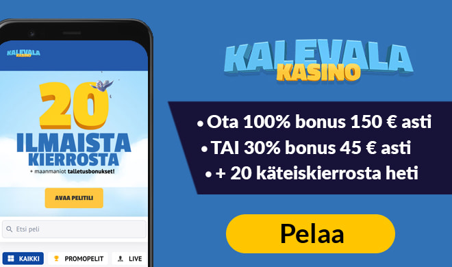 Kalevala kasino kansikuva