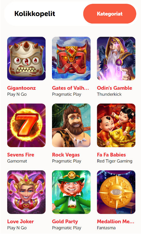 KoiCasino toimii myös mobiilissa