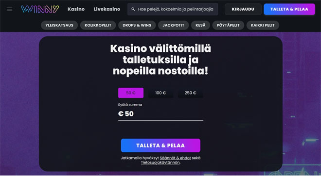 Esittelyssä Winny Casino