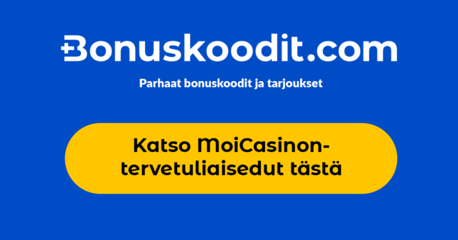 Sosiaalisen median jaa kuva nettikasino brandille Moi Casino