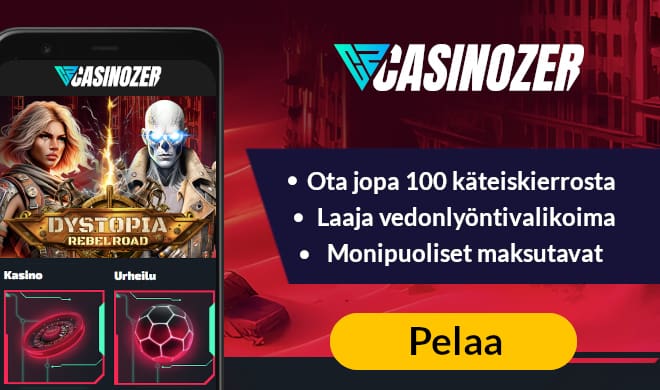 Casinozer tarjoaa 23