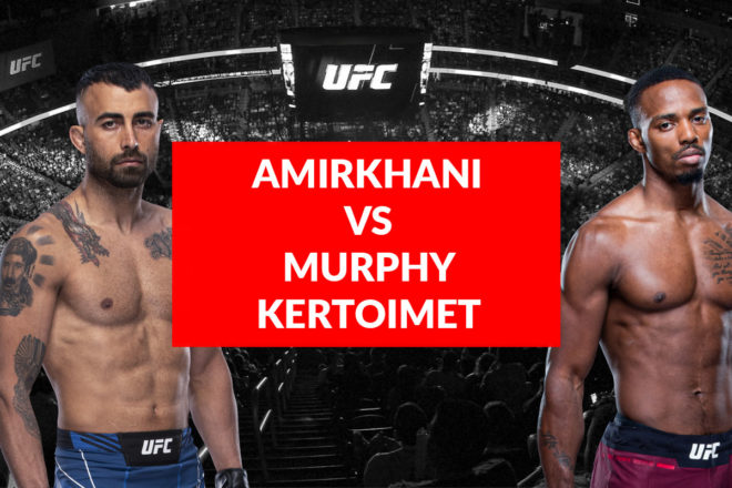 Makwan Amirkhani vs Lerone Murphy UFC kertoimet – Katso paras kerroin (Makulle 40.00) ja bonukset