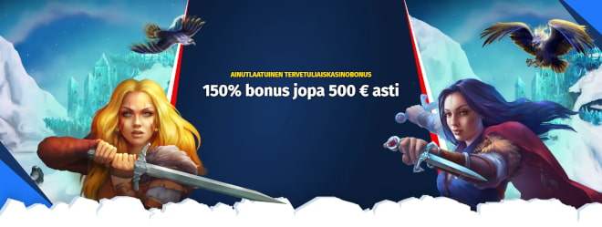 Lapilanders Casinolla bonuksena toimii 150% bonus 200 € asti