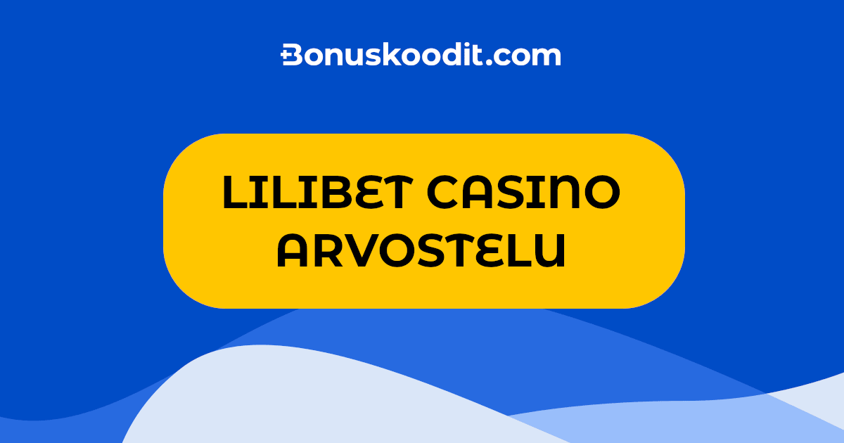 Dashboard for Lilibet Casino med bonusseksjon fremhevet