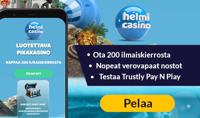 Helmi casino arvostelu, lue tärkeimmät asiat Helmi kasinosta tästä.