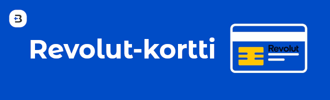 Revolut kortti käy maksutapana monella nettikasinolla.