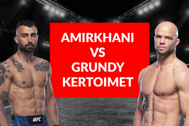 Makwan Amirkhani vs Mike Grundy UFC kertoimet – Katso paras kerroin ja bonukset